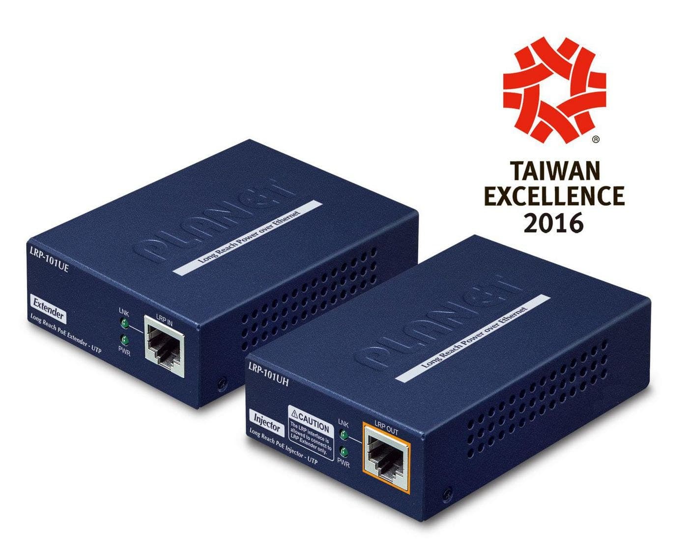 PLANET LRP-101U-KIT 1-Port Long Reach PoE over UTP Extender Kit (LRP-101UH + LRP-101UE)