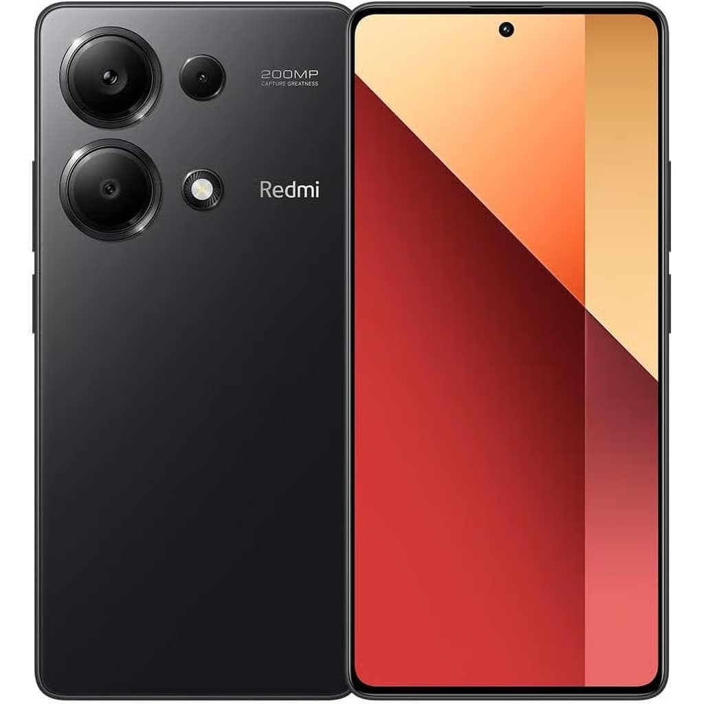 Xiaomi Redmi Note 13 Pro 4G Dual SIM 128GB Smartphone Black - Image 1