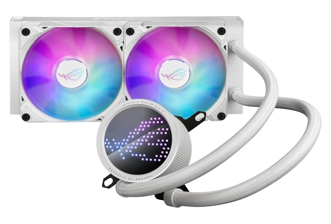 ASUS ROG Ryuo III 240 ARGB AIO Liquid CPU Cooler - White - Image 2