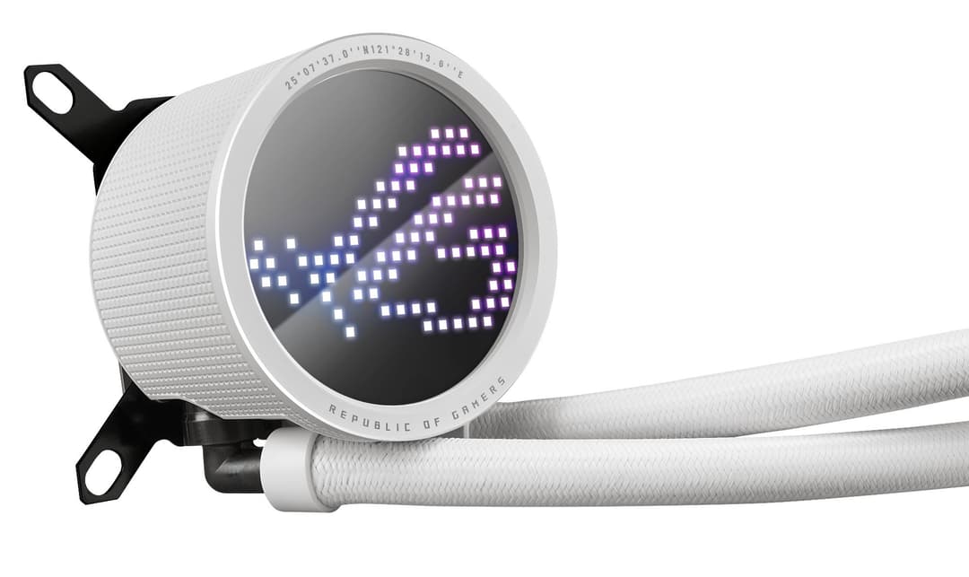ASUS ROG Ryuo III 240 ARGB AIO Liquid CPU Cooler - White - Image 3