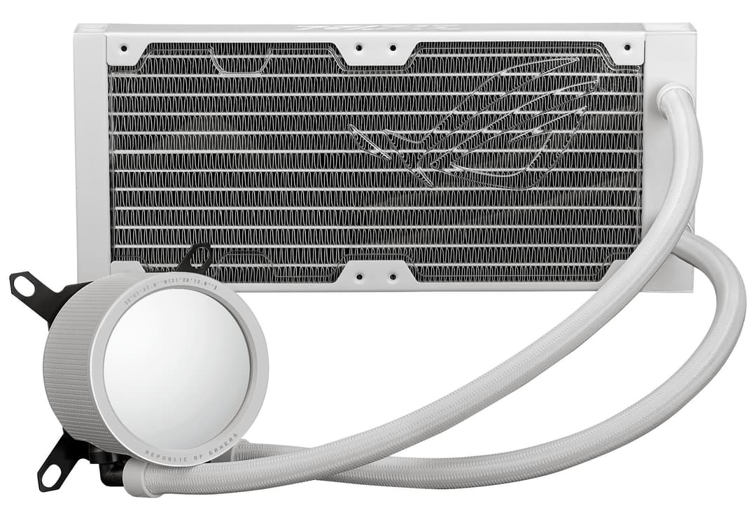 ASUS ROG Ryuo III 240 ARGB AIO Liquid CPU Cooler - White - Image 5