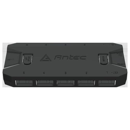 Antec ARGB & Fan Controller - 5 PWM Fan Ports, 5 ARGB LED Ports, SATA Power, Compact Design, 2-Year Warranty - Image 2