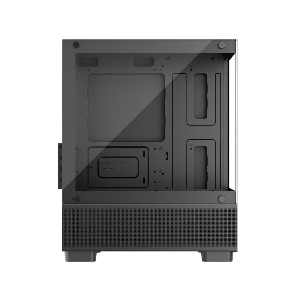 1st Player MIKU Mi2-A Tempered Glass Mid Tower Gaming Case - Black - Image 2