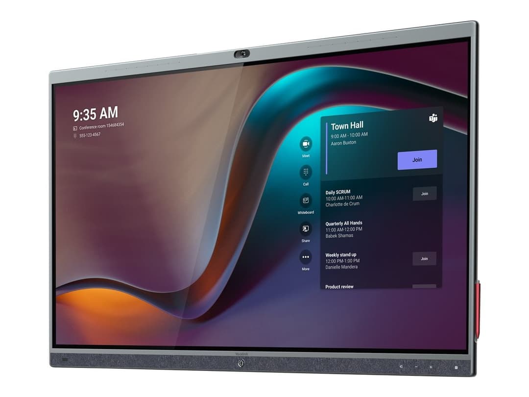 Yealink MeetingBoard Pro 4K Interactive Display, Android, with 4K Camera & 16-Mic Array - 65-inch - Image 1
