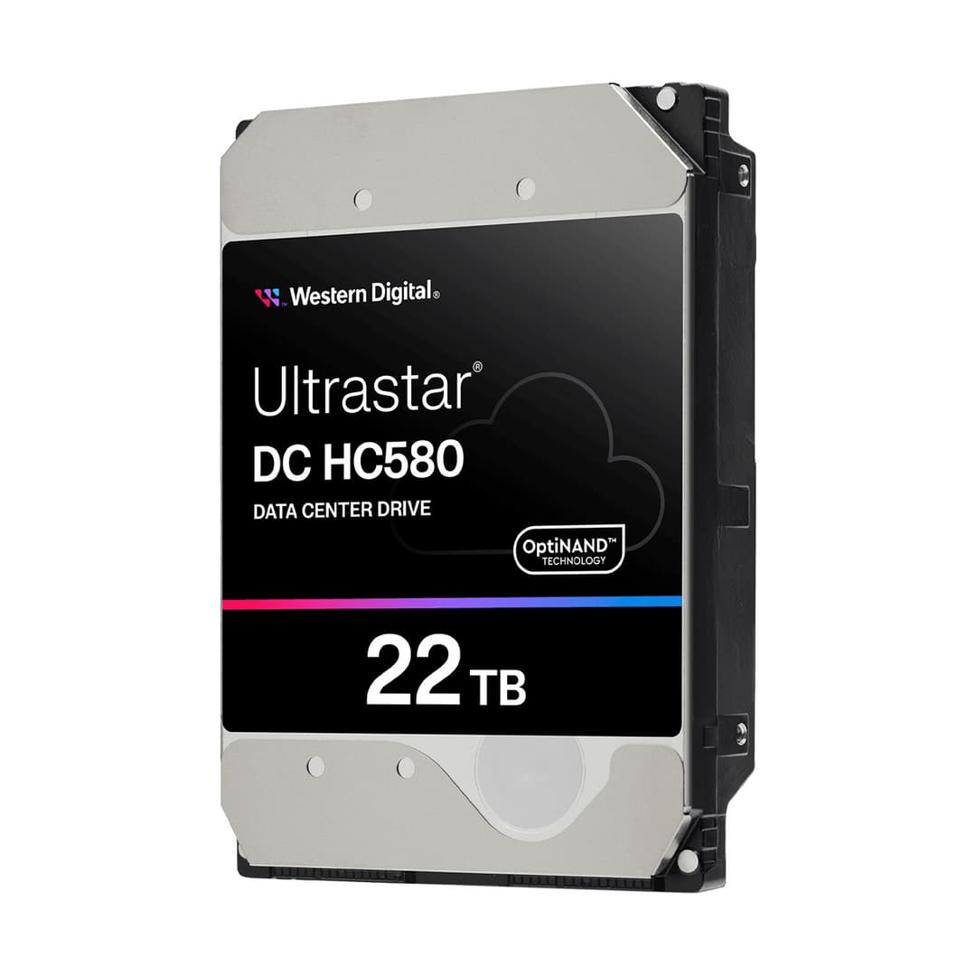 Western Digital Ultrastar DC HC580 3.5-inch 7200 RPM 512MB Internal Hard Drive 22TB SAS - Image 1