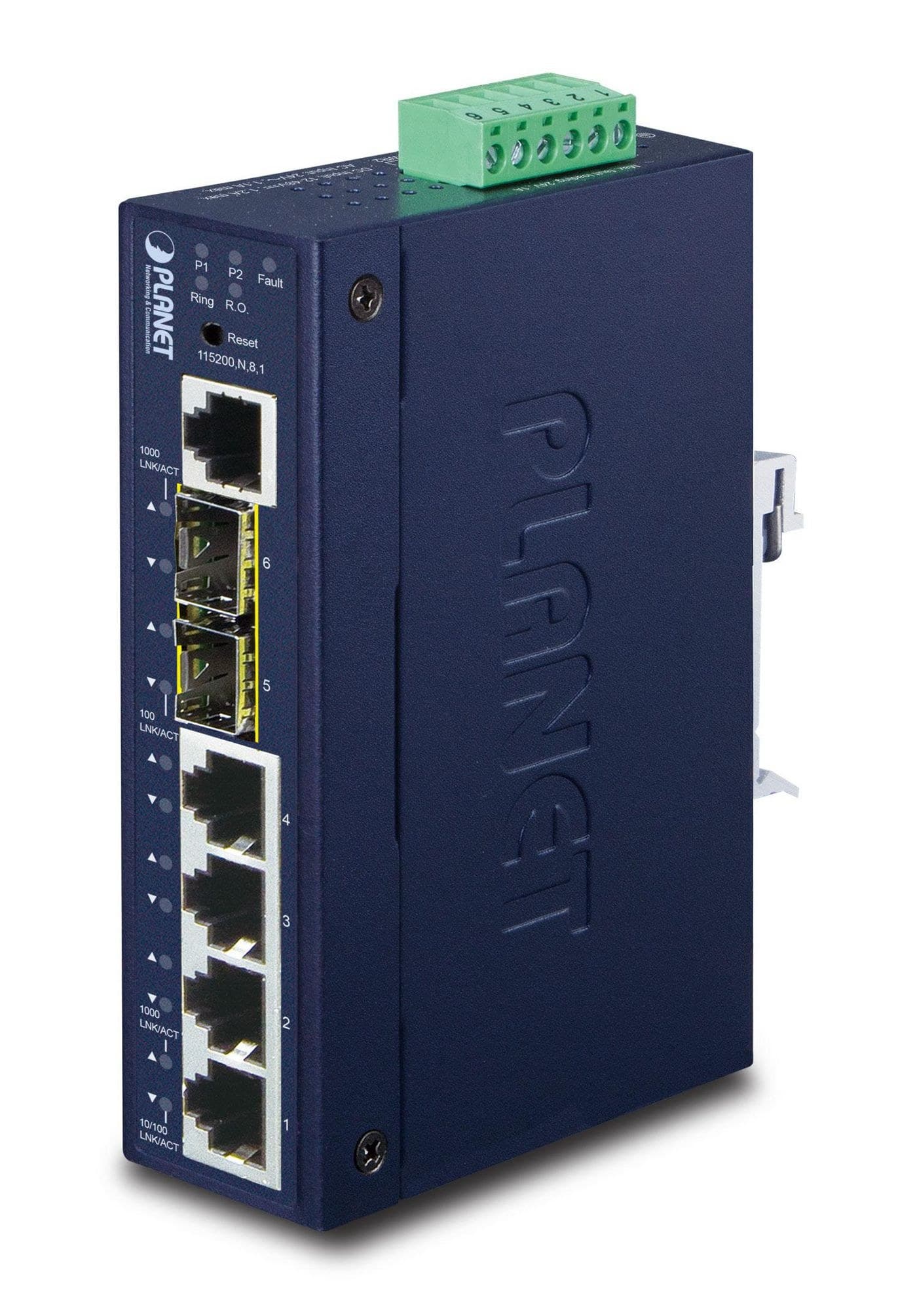 PLANET IGS-5225-4T2S Industrial 4-Port Gigabit + 2-Port 100/1000X SFP L2+ Managed Switch