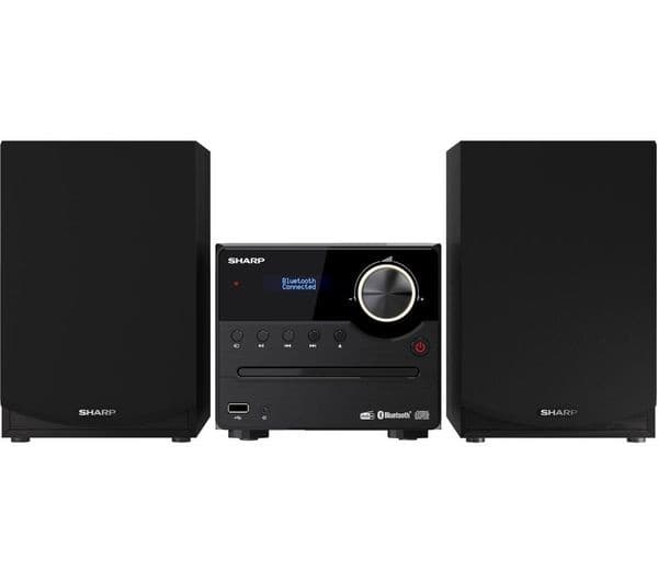 Sharp XL-B517DBK DAB+ Hi-Fi Micro System, Black