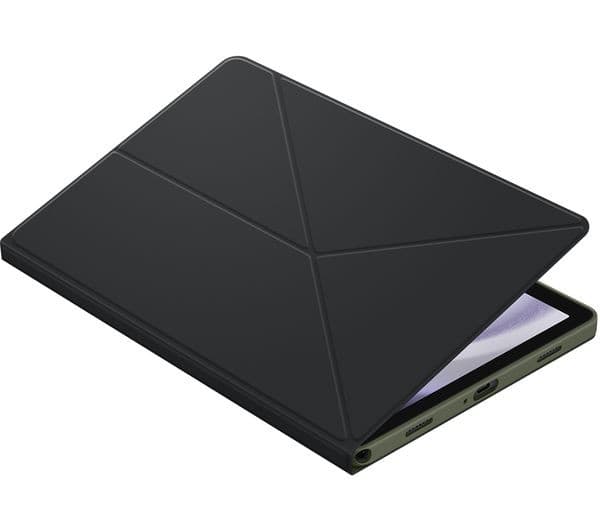 Samsung Galaxy Tab A9+ Book Cover Black & Green (EF-BX210TBEGWW) - Image 1