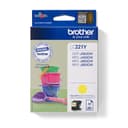 Brother LC221Y Original Ink Cartridge, 260 Pages - Yellow thumbnail 1