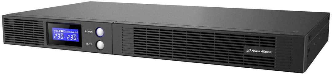 PowerWalker VI R1U Line-Interactive 1U Rack UPS - 1000VA - IEC - Image 1