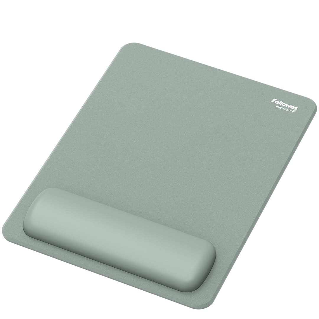 Fellowes Breyta XL Mouse Mat Wrist Support - Sage - Image 1