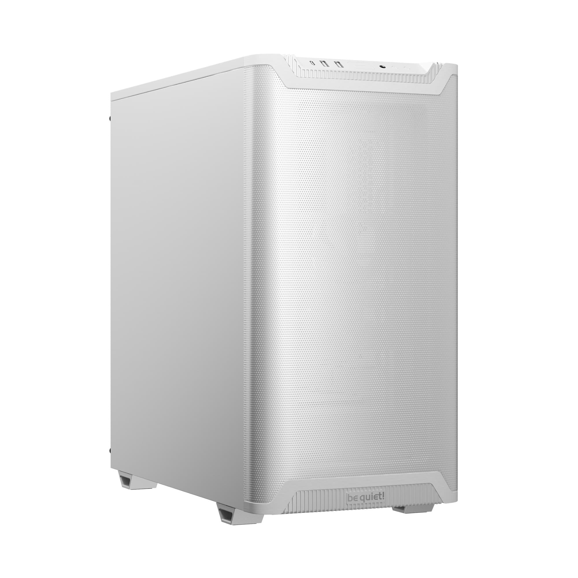 be quiet! Pure Base 501 Airflow Mid Tower Gaming PC Case - White