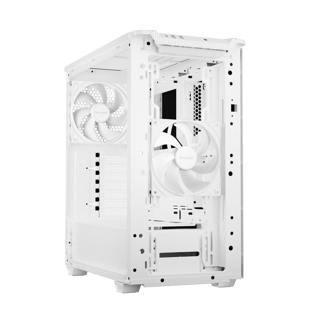 be quiet! Pure Base 501 Airflow Mid Tower Gaming PC Case - White - Image 4