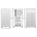 be quiet! Pure Base 501 Airflow Mid Tower Gaming PC Case - White thumbnail 6