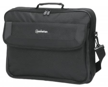 Manhattan Cambridge Clamshell Laptop Bag 17.3" - Black