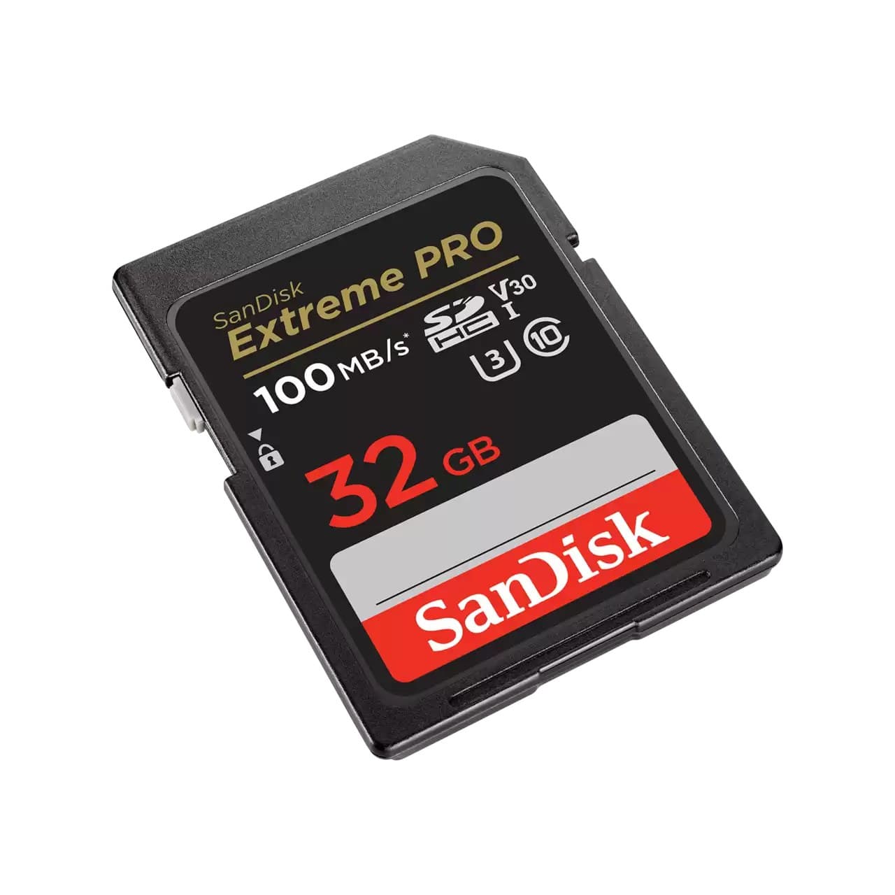 SanDisk Extreme PRO 32GB SDHC UHS-I Memory Card (100MB/s, U3, V30, Class 10)