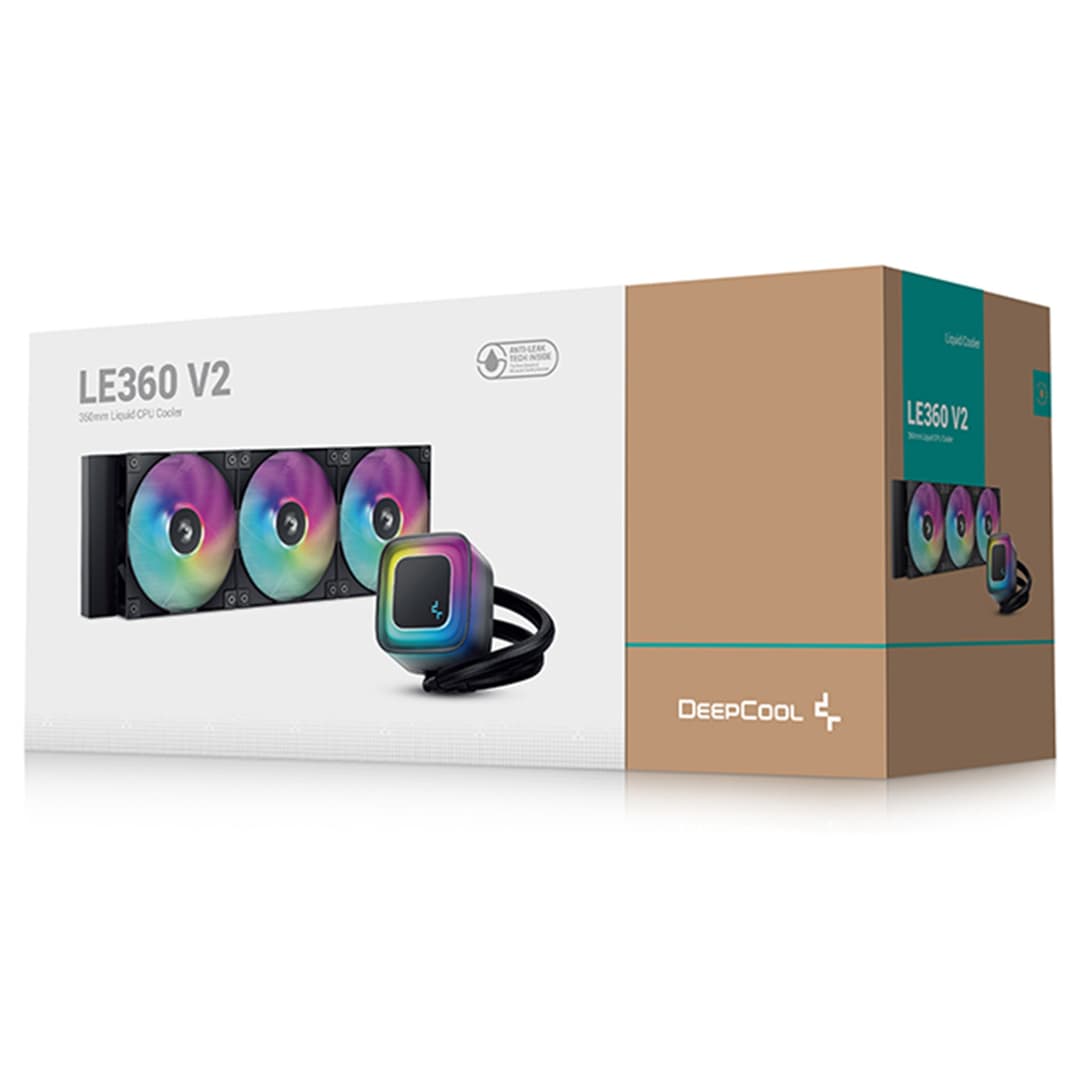 DeepCool LE360 V2 360 mm All-in-One Liquid CPU Cooler - Black - Image 6