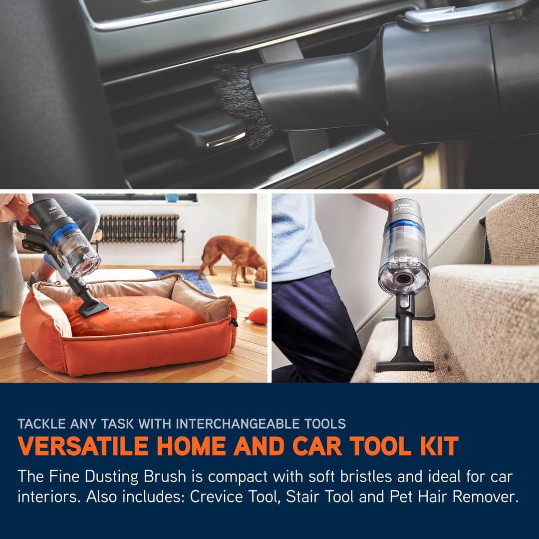 Vax HomePro Pet & Car Cordless Stick Vacuum Cleaner - Graphite & Blue - Image 4