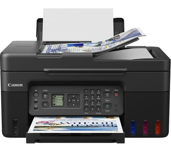 CANON PIXMA G4570 MegaTank All-in-One Wireless Refillable Inkjet Printer with Fax