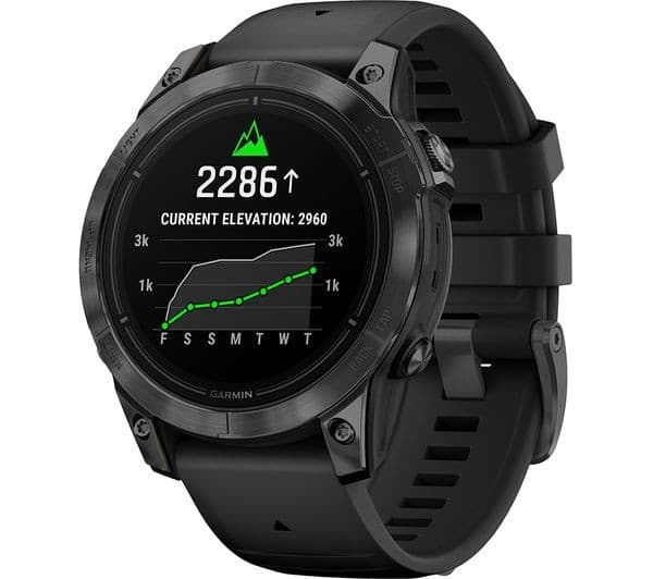Garmin epix Pro (Gen 2) 47mm Standard Edition GPS Smartwatch - Slate Grey & Black