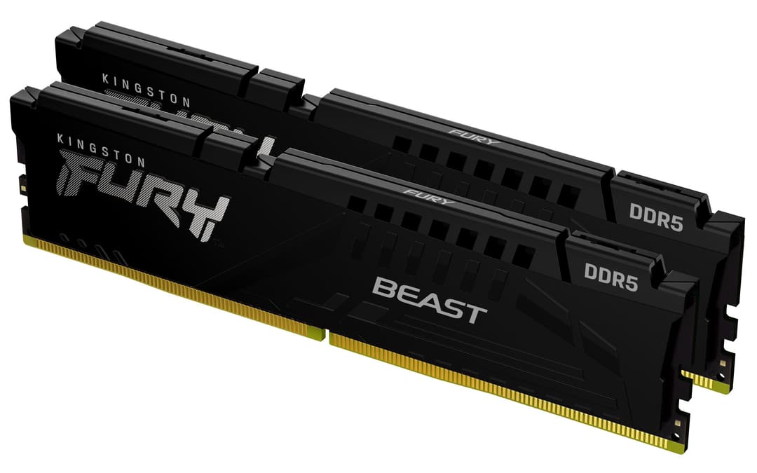 Kingston Technology FURY Beast 32GB 6000MT/s DDR5 CL36 DIMM (Kit of 2) Black EXPO - Image 1
