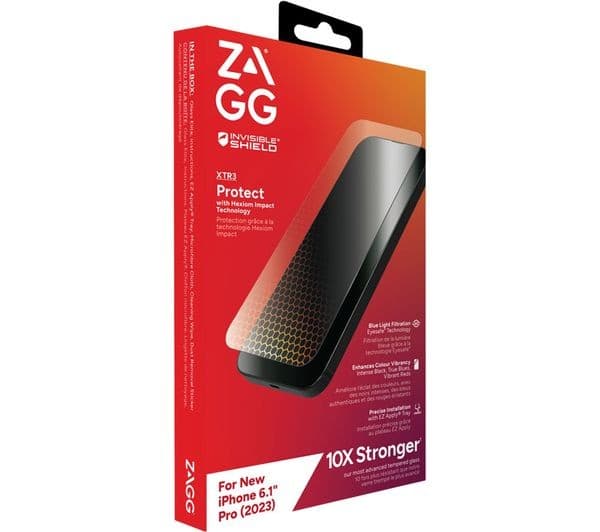 ZAGG InvisibleShield Glass XTR3 iPhone 15 Pro Screen Protector - Image 2