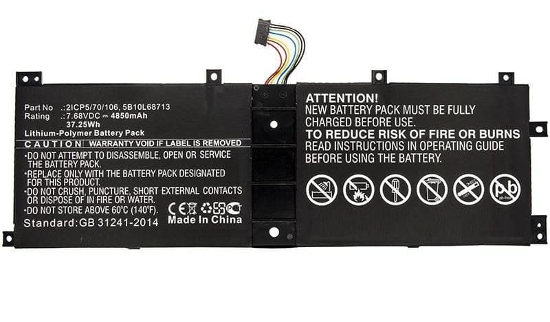 CoreParts MBXLE-BA0224 Replacement Battery for Lenovo IdeaPad Miix 510-12ISK / 510-12IKB, 7.68V 4850mAh Li-Pol