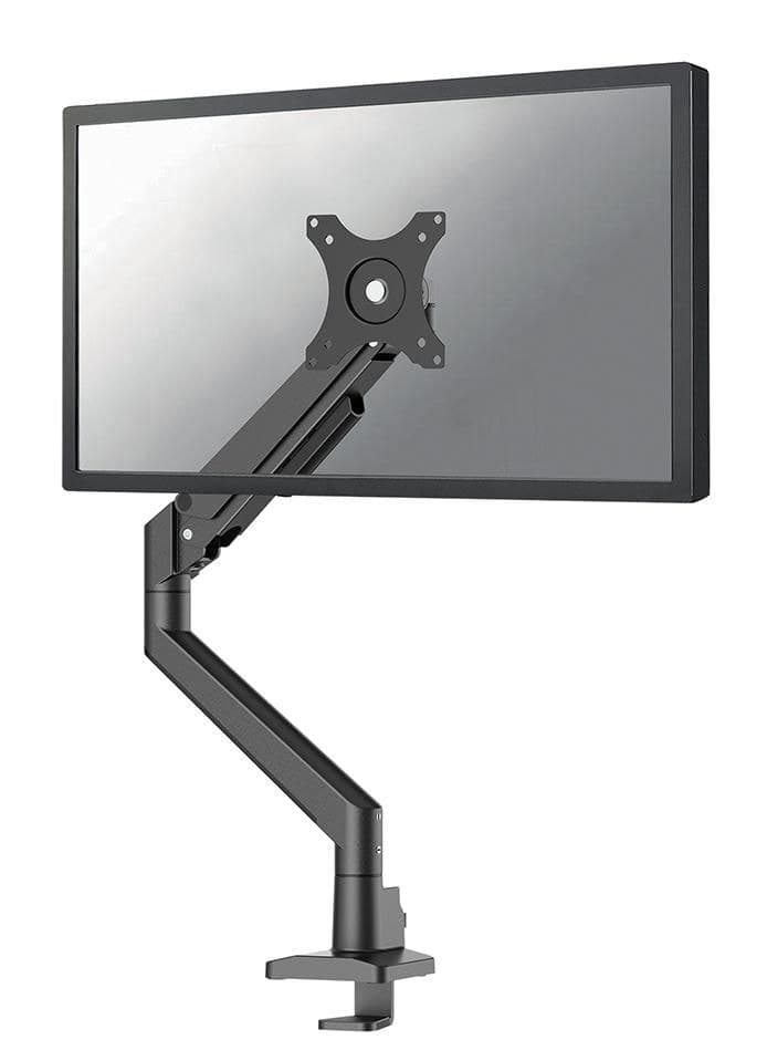 Neomounts DS70-250 Single Monitor Arm 17-35in Gas Spring Topfix Desk Mount - Black - Image 1