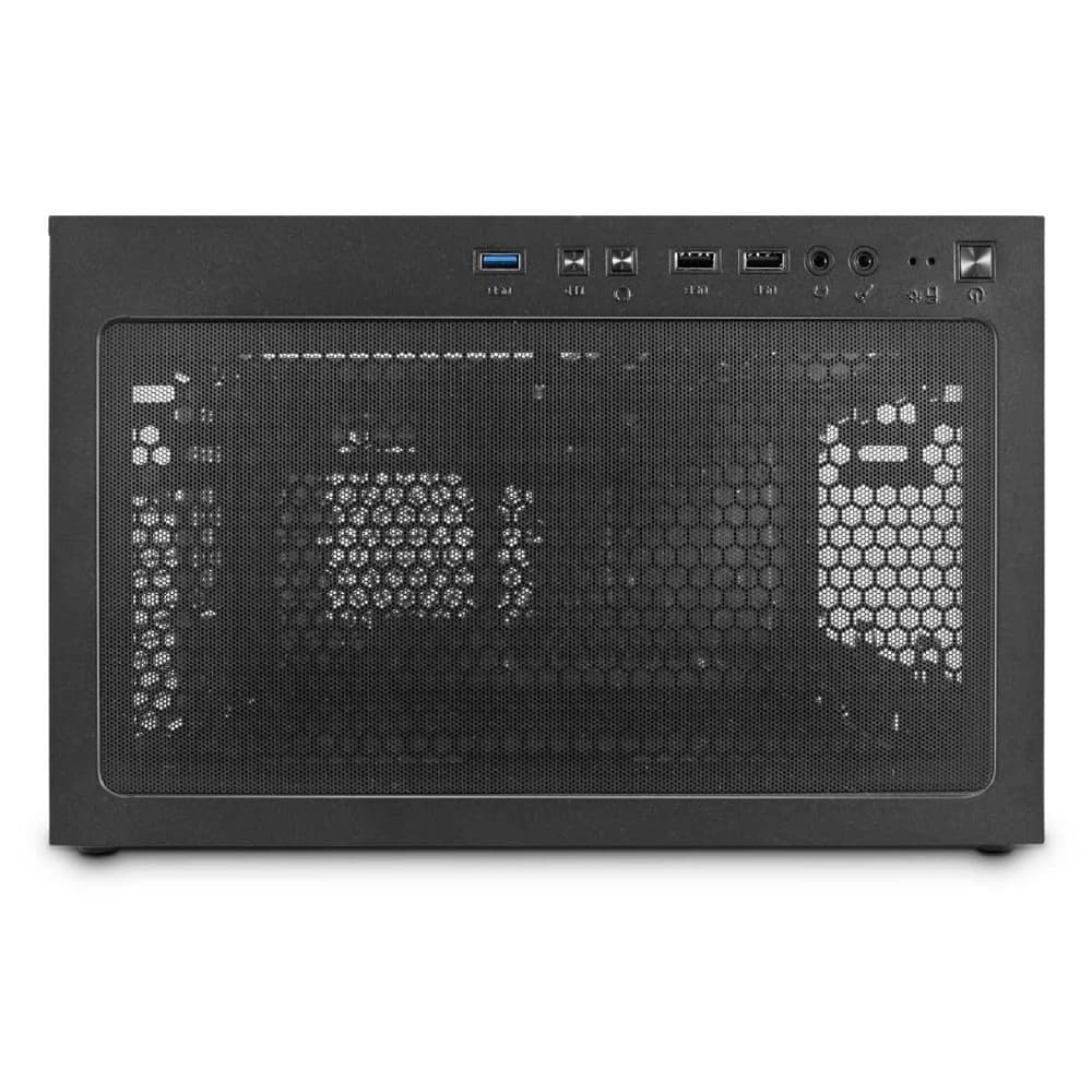 1st Player X4-M BK Tempared Glass Micro ATX Gaming PC Case with 3 x RGB Fans - Image 3