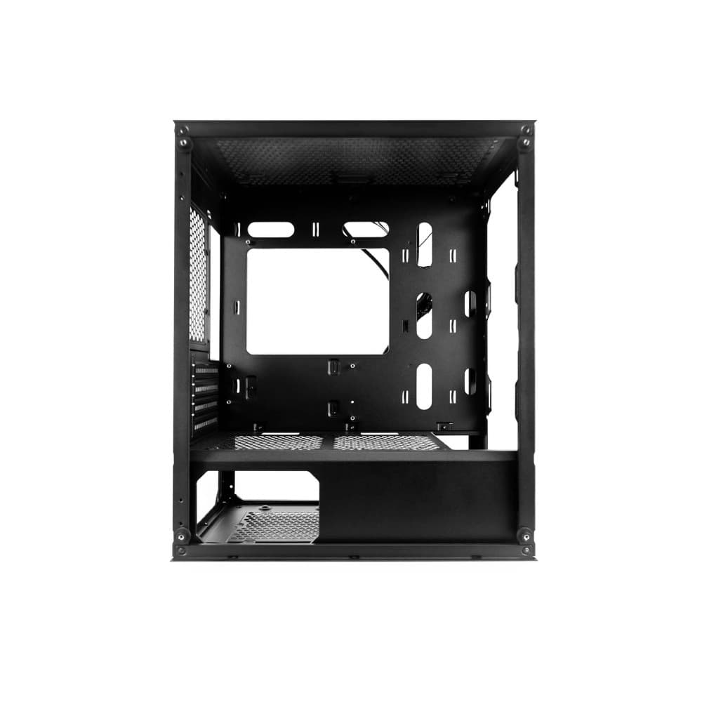 1st Player X4-M BK Tempared Glass Micro ATX Gaming PC Case with 3 x RGB Fans - Image 5