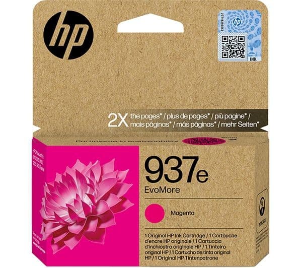 HP 937e EvoMore High Capacity Original Ink Cartridge - Magenta - Image 1