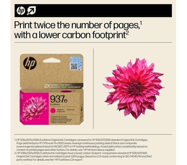 HP 937e EvoMore High Capacity Original Ink Cartridge - Magenta - Image 4