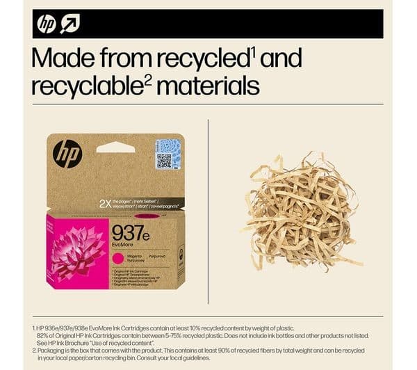 HP 937e EvoMore High Capacity Original Ink Cartridge - Magenta - Image 9
