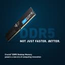 Crucial DDR5-5600 CL46 UDIMM Desktop Memory 32GB thumbnail 2