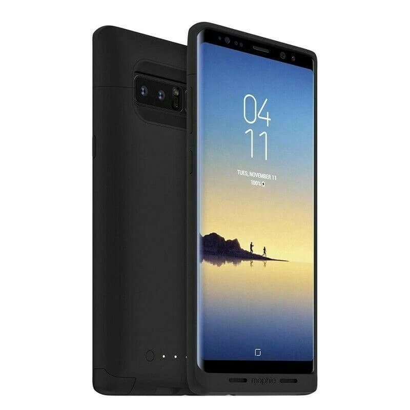 mophie Juice Pack Slim Wireless Charging Battery Case for Samsung Galaxy Note8 – Black - Image 1