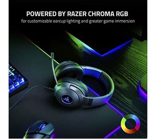 Razer Kraken V3 X USB 7.1 Gaming Headset - Black - Image 4