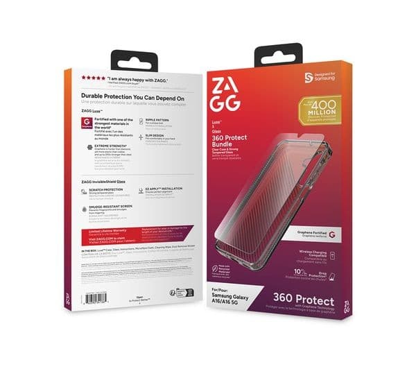 ZAGG Galaxy A16 Luxe Case & Screen Protector Bundle - Image 2