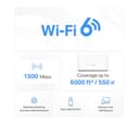 MERCUSYS Halo H1500X AX1500 Whole Home Mesh WiFi 6 System - Triple Pack thumbnail 5