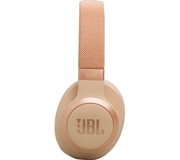 JBL Live 770NC Wireless Over-Ear Noise Cancelling Headphones - Sand - Image 8