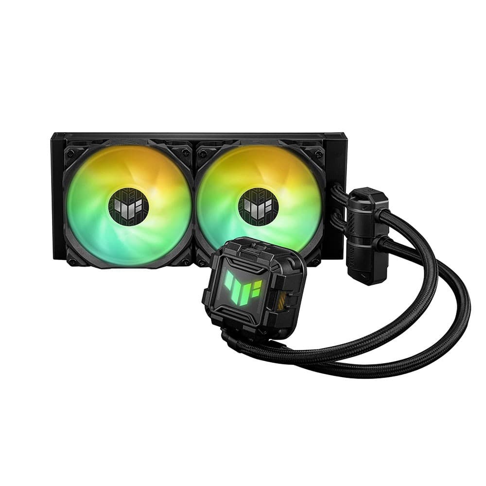 ASUS TUF Gaming LC II 240 ARGB Processor Liquid Cooling kit 12 cm Black - 90RC00U1-M0UAY0 - Image 1