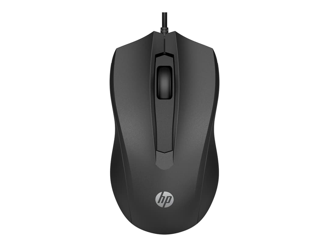 HP 105 Wired Mouse Black - Image 1