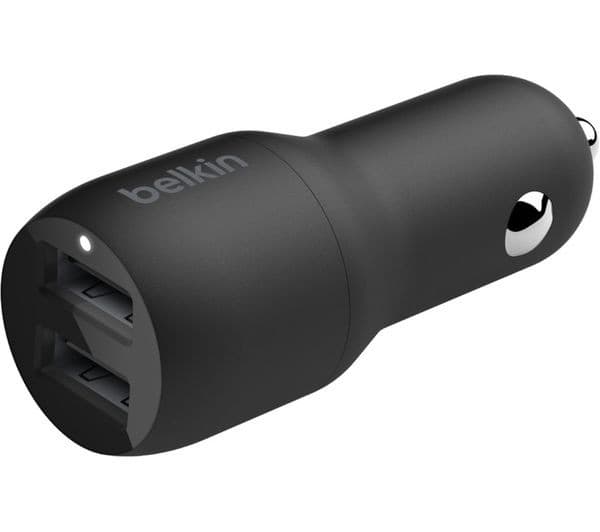 BELKIN Dual 24 W USB-A Car Charger - Image 1