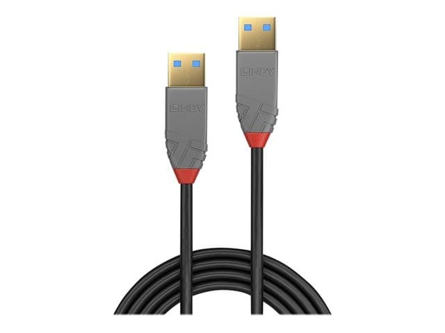 Lindy 3m USB 3.2 Type A Cable, 5Gbps, Anthra Line - Image 3