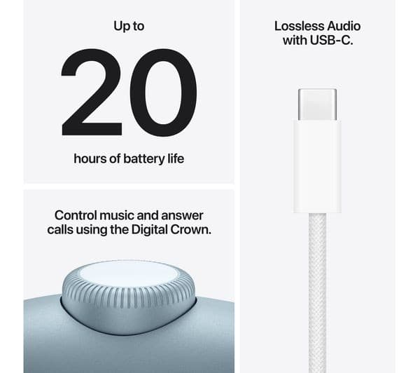 Apple AirPods Max 2 Wireless Noise-Cancelling Headphones - Blue - Image 8