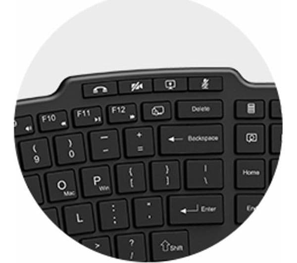 Kensington Pro Fit Ergo KB675 EQ TKL Rechargeable Wireless Keyboard - Black - Image 7