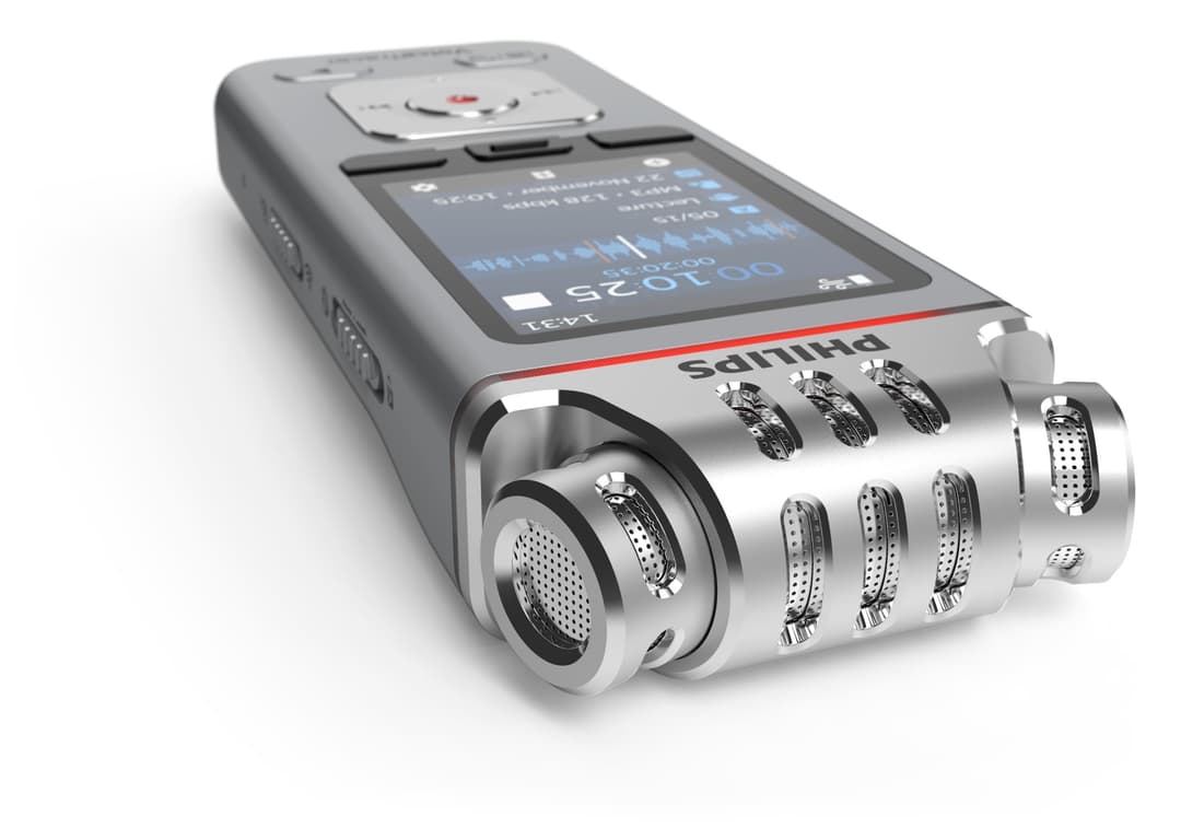 Philips DVT4115 VoiceTracer 8GB Audio Recorder - Grey - Image 2