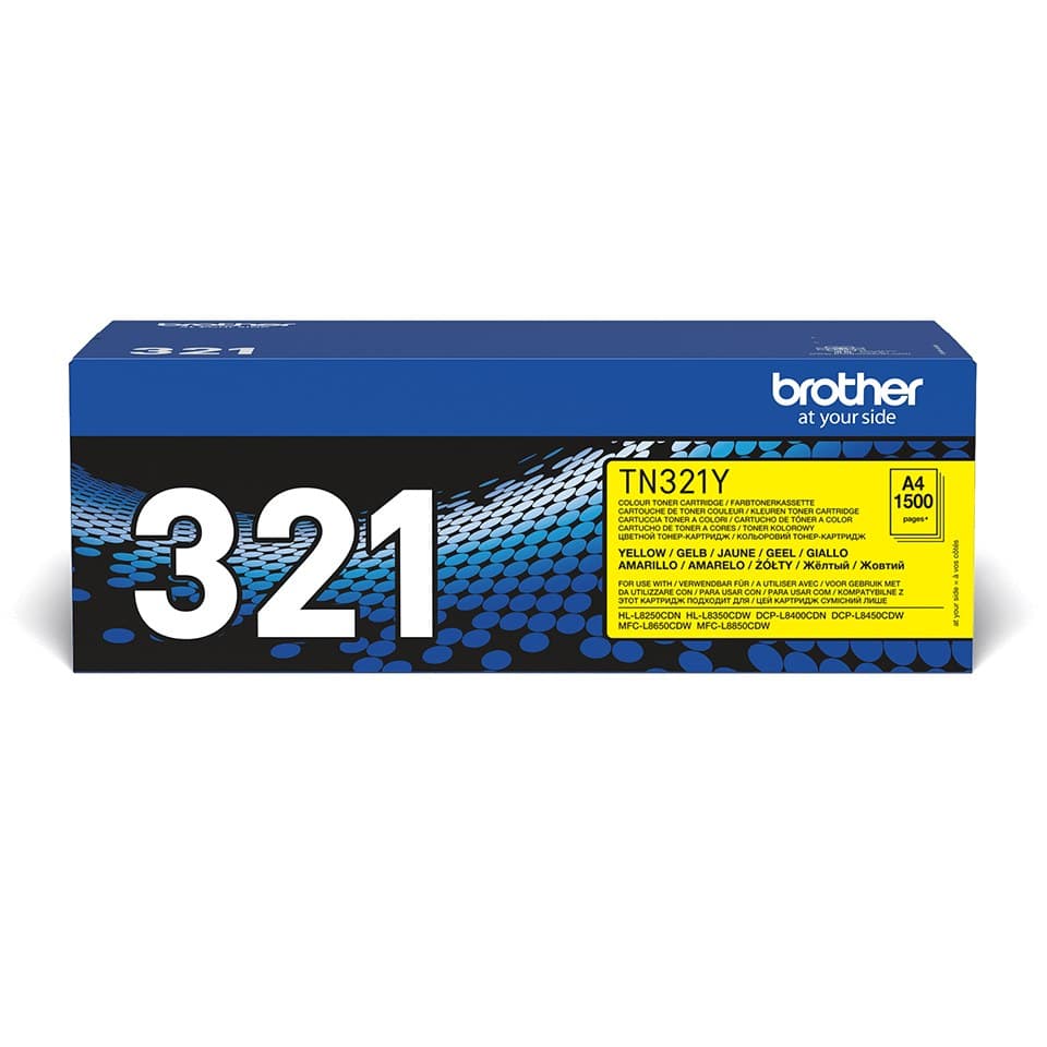 Brother TN-321 Original Toner Cartridge - Yellow - Image 1