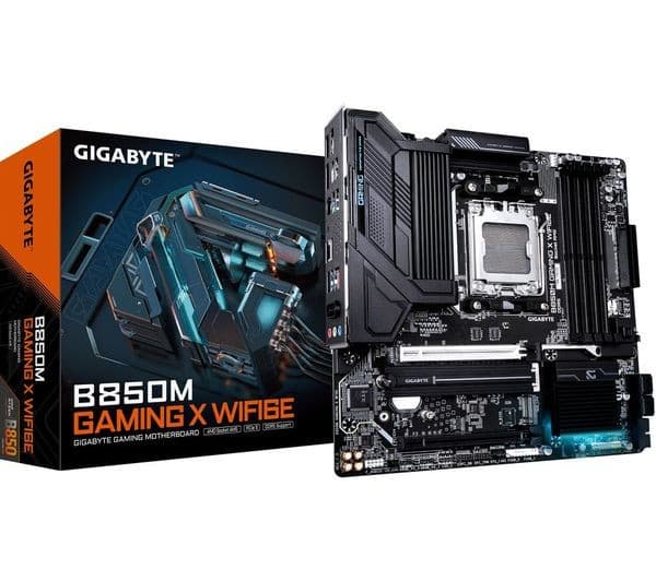 GIGABYTE B850M GAMING X WIFI6E AMD B850 Socket AM5 Micro ATX DDR5 Motherboard - Image 1