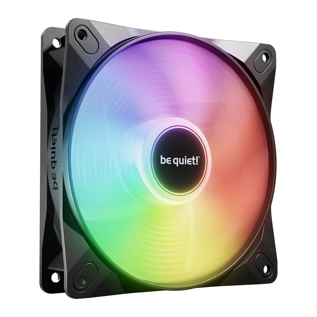 be quiet! Light Wings LX 120mm ARGB Reverse PWM Case Fan - Black - Image 1