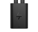 HP 65W GaN USB-C Laptop Charger (600Q7AA#ABU) - Black thumbnail 1